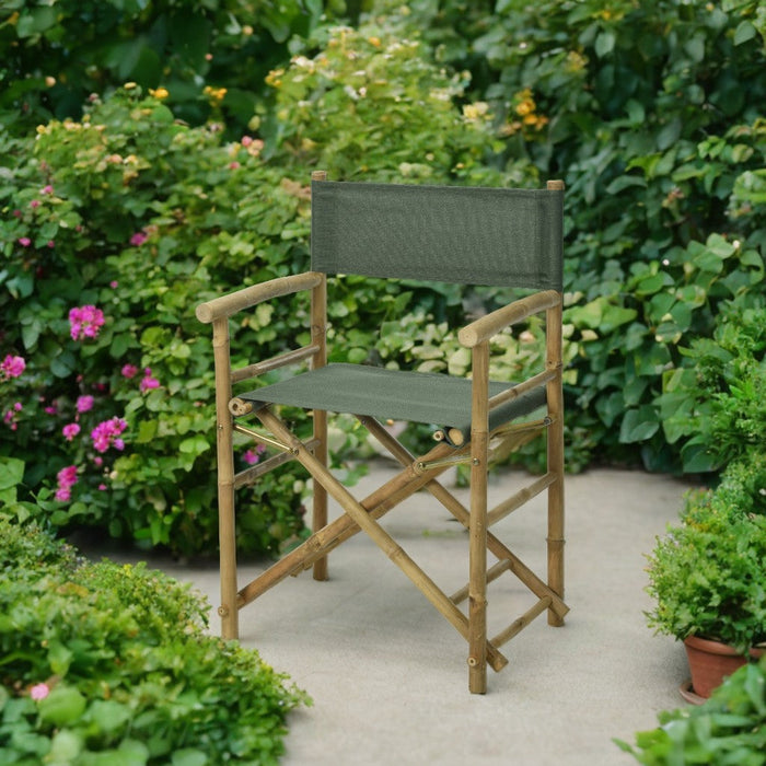 Chaise de Réalisateur Niceey - Bambou - Lot de 2 - Vert