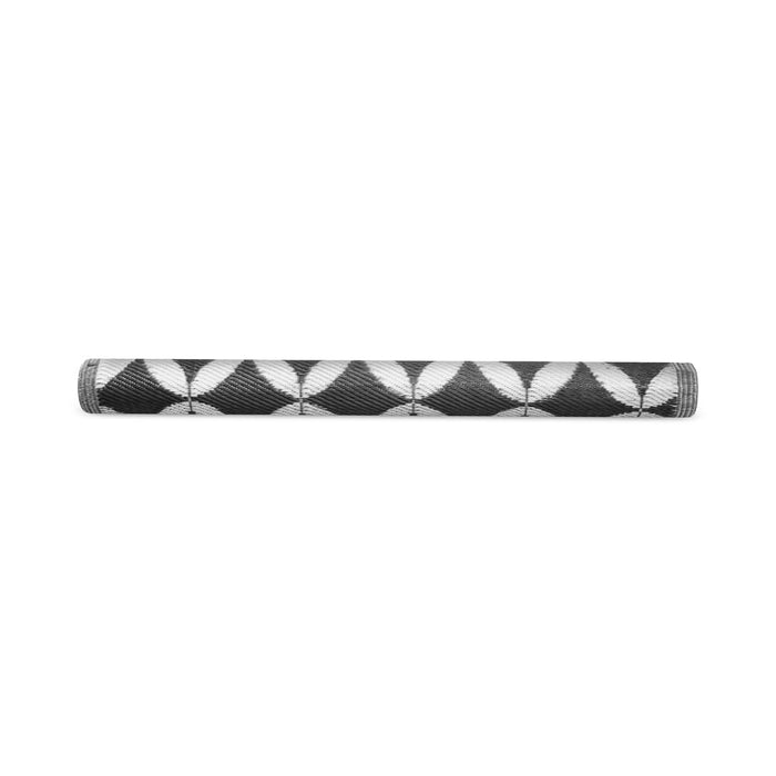 Tapis d'extérieur Niceey - Tapis de jardin - 120x180cm - Noir/Blanc