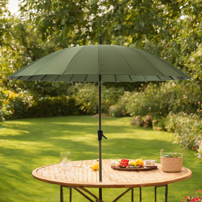 Parasol Niceey Shaghai - Bois - 280CM - Vert