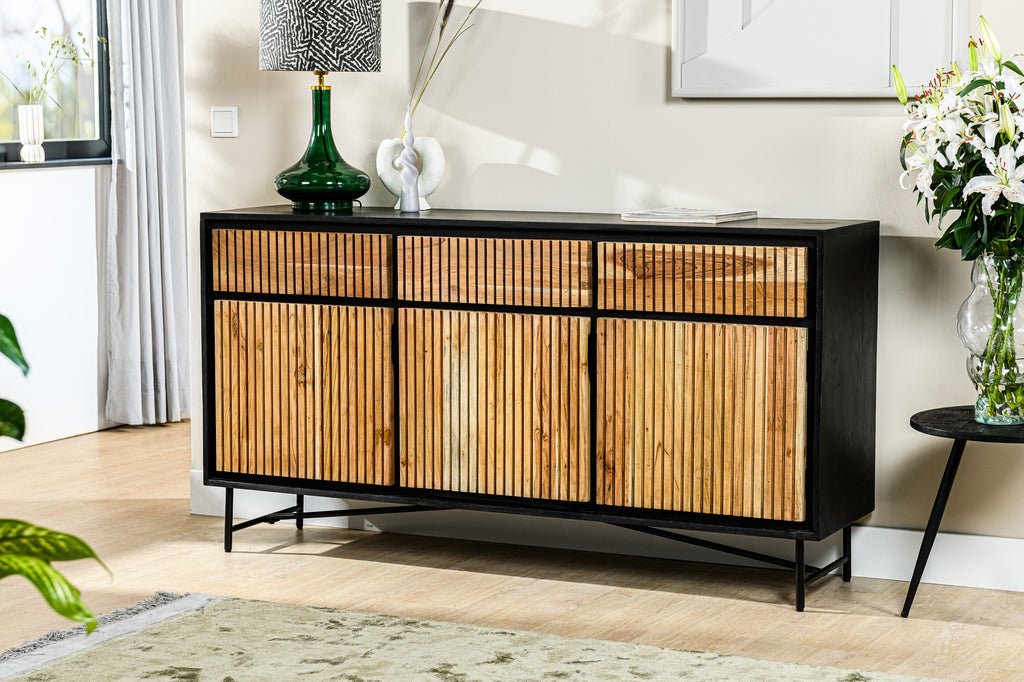 Buffet Niceey, 160 cm, B420 acacia pur