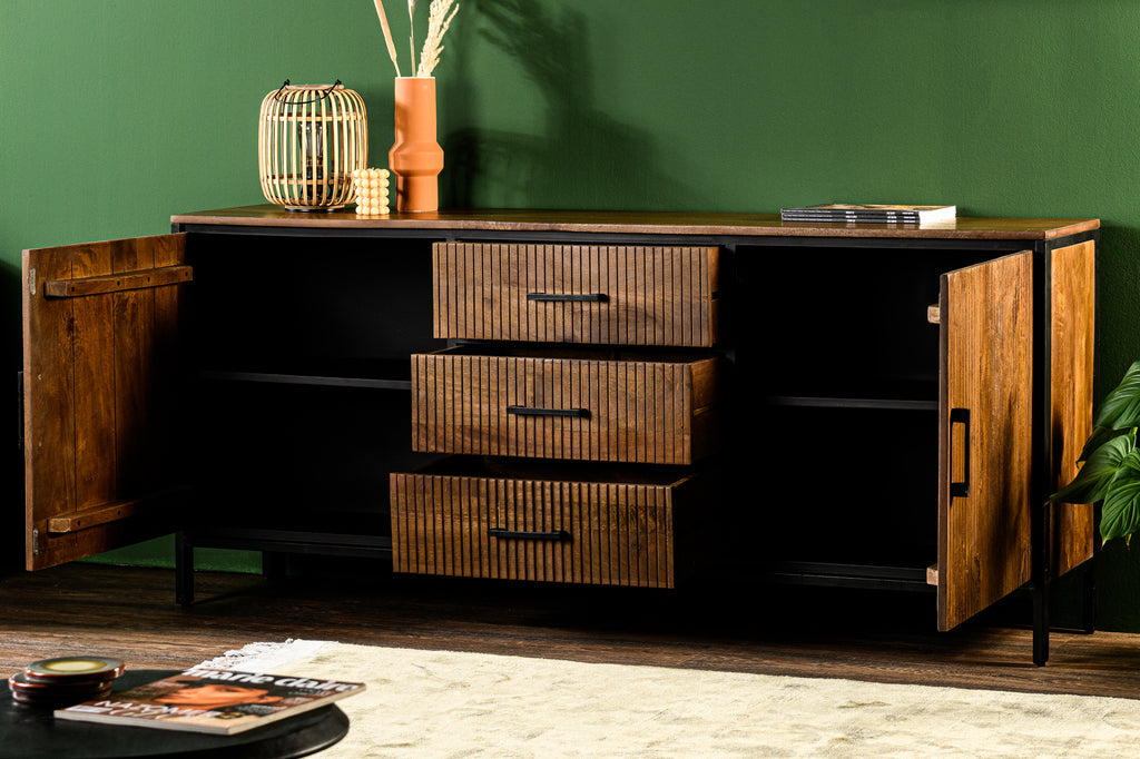 Buffet Niceey, 180 cm, B430 marron
