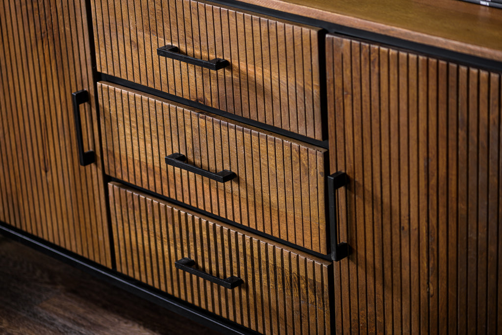 Buffet Niceey, 180 cm, B430 marron