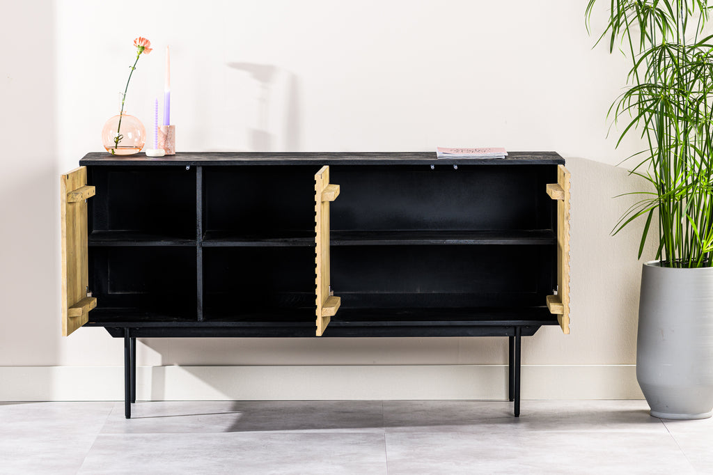 Buffet Niceey 2D, 160 cm, B180 naturel