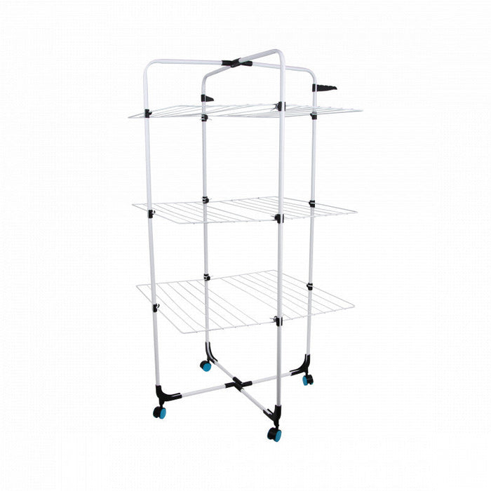 Tour de Séchage Niceey - 30m - Pliable - Blanc