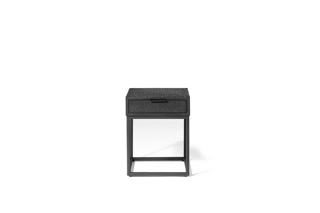 Niceey Table de chevet 1L, Lave, B340 noir
