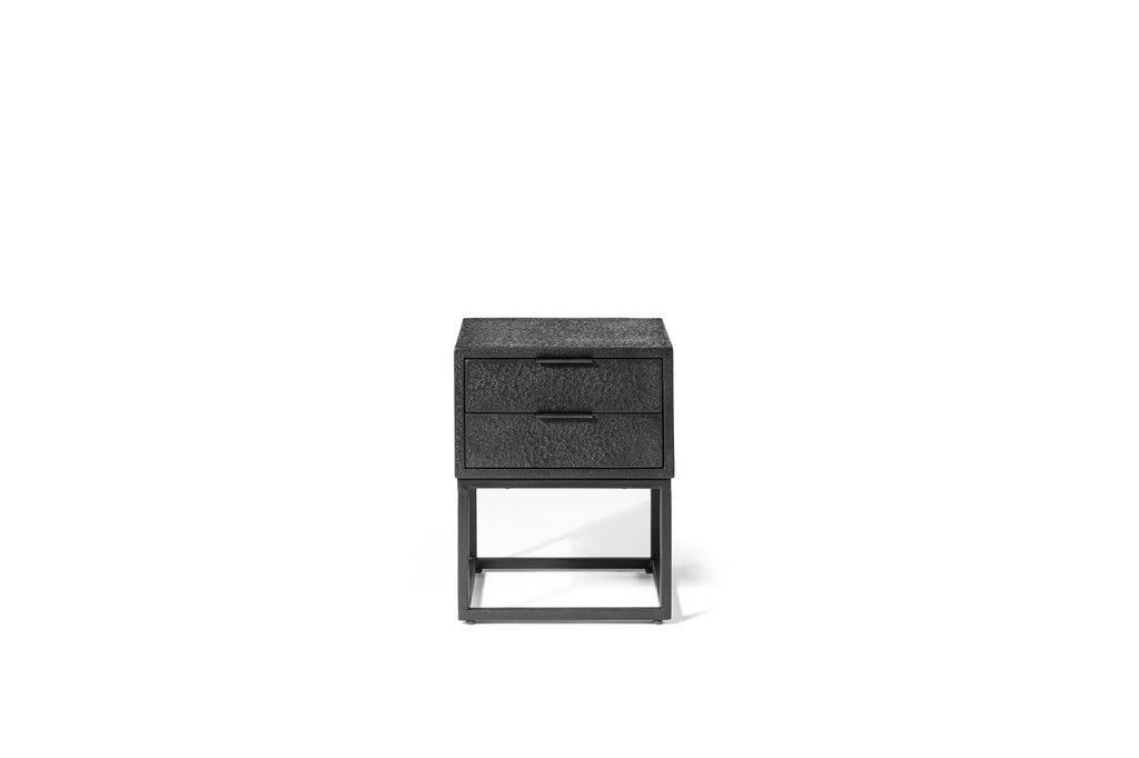 Niceey Table de chevet 2L, Lave, B340 noir