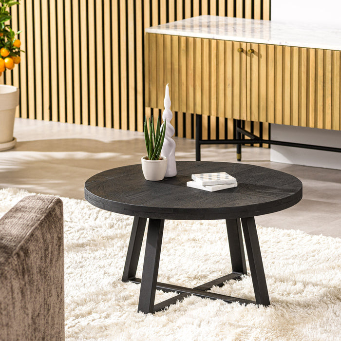 Niceey Table basse, 60 cm, B340 noir
