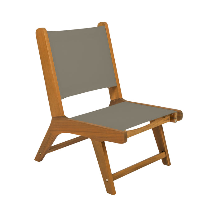 Ensemble de jardin de luxe Niceey - 3 pièces - Bois d'acacia / Taupe