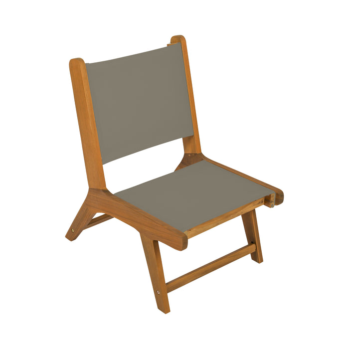 Ensemble de jardin de luxe Niceey - 3 pièces - Bois d'acacia / Taupe