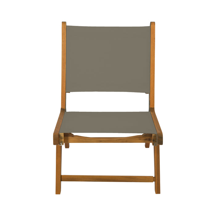 Ensemble de jardin de luxe Niceey - 3 pièces - Bois d'acacia / Taupe